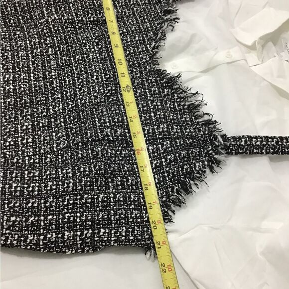 Mare Mare X Anthropologie White Layered Vest And Button Down Shirt New Size XL - Picture 11 of 14